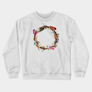 Boho Wreath Crewneck Sweatshirt